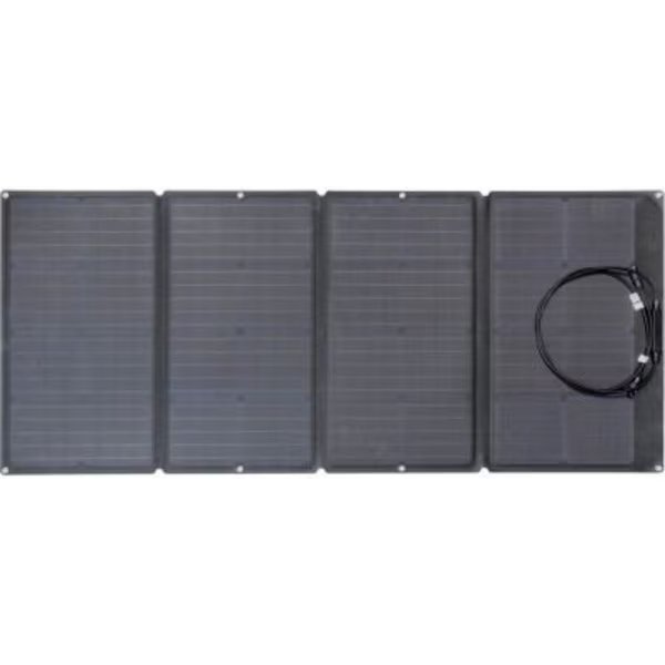 Monocrystalline Solar Panel, 160 W, 18.2V DC, 8.8 A, MC4, Ecoflow, Mfr#: EFSOLAR160W